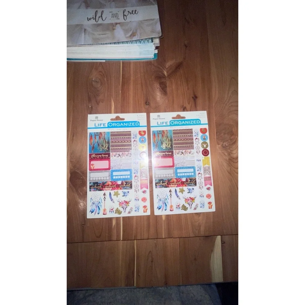 New 18 Month Planner, Organizer Sticker Pad Bundle